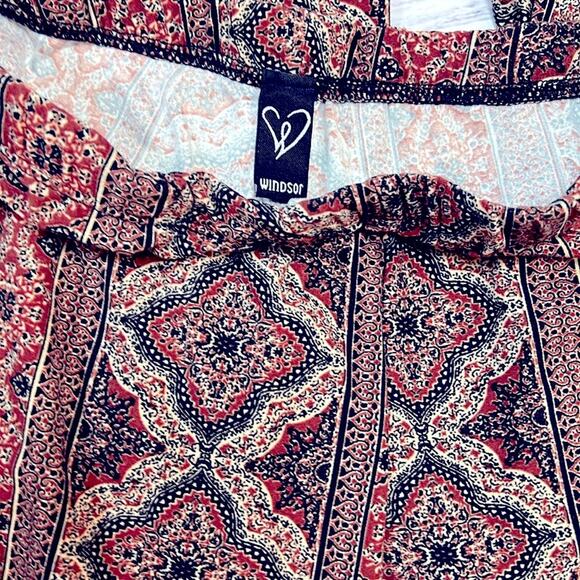 Windsor Boho Flare Pants - Multicolor size Small - Picture 10 of 11